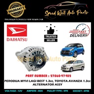 PERODUA MYVI LAGI BEST 1.3cc, TOYOTA AVANZA 1.3cc ALTERNATOR ASSEMBLY (27060-97402)