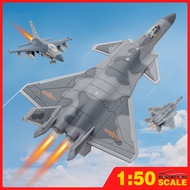 Metal Airplane Model J15 J10 F16 F22 Raptor Stealth Fighter Diecast Airplane Toys Collection for Kid