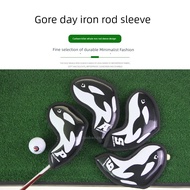 Golf Iron Cover golf Head Cover Killer Whale Iron Protective Cover Whale Club Cap Cover PU Waterproo