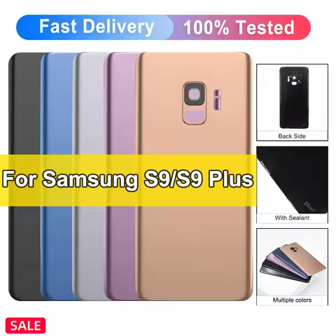 Back Cover For Samsung Galaxy S9 / S9 Plus Back Door Replacement Hard Battery Case Rear Housing Cove