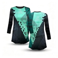 DJ Sports P1 Muslimah Abstract Long Sleeve Shirt