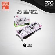 (READY STOCK) iGame GeForce RTX 5070 Ti Ultra W OC 16GB-V GDDR7 Triple Fan