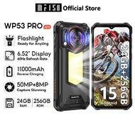 [LOCAL SHOPPING] OUKITEL WP53 PRO 24GB+256GB 4G Handphone with Camping Light 128dB Loudspeaker 11000