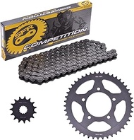 Chain and Sprocket Kit 520 Front 15T Rear 46T Chain 520-112Link Fit for Gladius SFV650 2009-2015 SFV