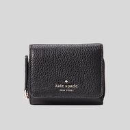 Kate Spade Jackson Small Trifold Continental Wallet Black WLRU6328