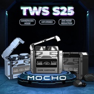 MOCHO Headset Bluetooth Gaming TWS S25/M25 Bluetooth V6.0 LED Smart Display Earbuds Earphone gaming