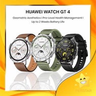 Sealed Box -HUAWEI WATCH GT 4 Smartwatch (46mm) | GT 5 Geometric Aesthetics | Health Management Up t
