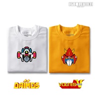 Voltes V and Daimos (Anime) Anime Shirt 90's Cotton Unisex  T shirt