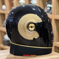 Helm Bell Bullitt CARBON TT Gloss Black / Gold Helmet Original USA