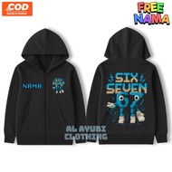 HOT🌼 Jaket Zipper Anak Anomali 67 Steal A Brainrot / Jaket Anak Resleting 67 Steal A Brainrot Free N