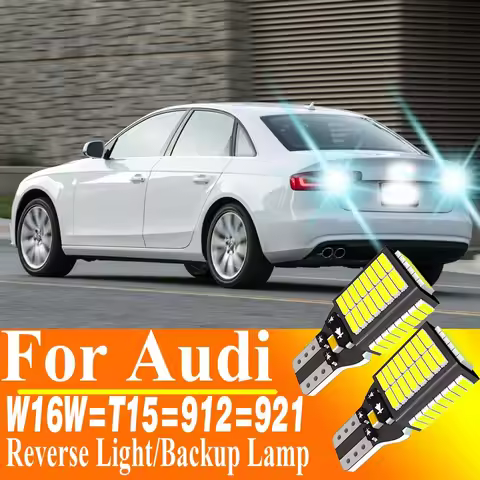 2pcs W16W T15 921 Led Canbus Reverse Light Bulb Backup Lamp For Audi A5 8T 8F A4 8K B8 B9 8W A6 C6 4