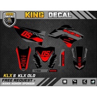 Decal KLX OLD DECAL KLX S DECAL STICKER KLX 20