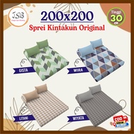 Sprei Kintakun Tinggi 30 cm Sprei Uk 200x200 Motif Minimalis Flower Super King Seprai Kintakun Seprei