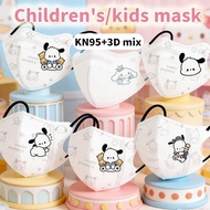 Pochacco Cinnamoroll KN95 3D Children Mask Students go to school Independently Packaged 3-12 Year Ol