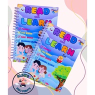Read and Learn With PVC Cover Phonics CVC Words Sight Words Beginning Blends Practice Reading