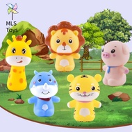 MLS Children Gifts Cognition Animal Toys Role Playing Toy Animal Head Gloves Cartoon Animal Animal Head Gloves Tiny Hands Toys Fingers Puppets Dinosaur Hand Puppet