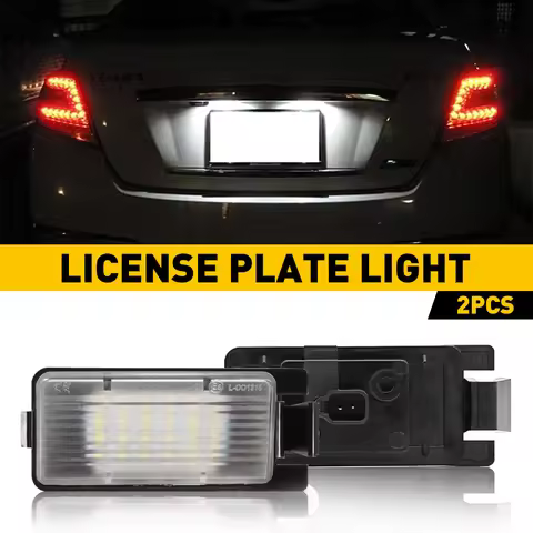 AUXITO 2x LED CANBUS License Number Plate Light For Nissan Sentra Leaf Cube 350Z 370Z GT-R Infiniti 