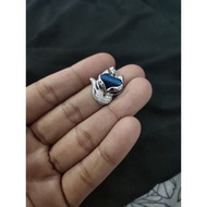 FOX SHAPED BLUE METEORITE PENDANT