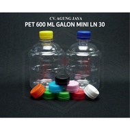 Mini Gallon Bottle 600 /ML Plastic Gallon Bottle Mini Gallon Aqua Bottle/Yk
