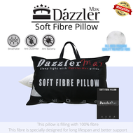 Dazzler Max Soft &amp; Comfortable Polyester Fibre Five Star Bedding Good Quality Hotel Pillow Large Size 19''x29''