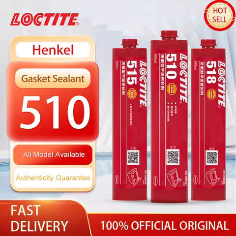 100% Original Loctite 518 510 515 Gasket Maker Flange Sealant Anaerobic Glue Flexible Gasketing Mate