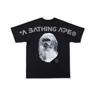 Bape Tee A BATHING APE Oversize T Shirt Bape Shark Unisex Tees Short Sleeve Metallica Baju Fashion A