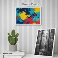 SWITZERLAND Frame, black, 21x30 cm