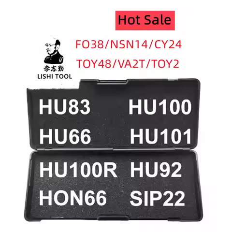 Lishi 2 in 1 2in1 TOOL F038 NSN14 CY24 TOY48 VA2T TOY2 HU83 HU100R HU100 HU92 HON66 SIP22 HU66 HU101