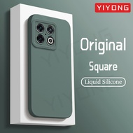 OnePlus10 Pro Case YIYONG Square Liquid Silicone Soft Cover For OnePlus 10 Pro One Plus 11 11R 10R OnePlus11 OnePlus11R 5G Cases