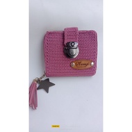 Knitted coin purse/simple coin purse/contemporary women's coin purse