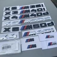Bmw BMW M Logo X2 X3 X4 X5 X6 Car Rear Tail Logo M135i M35i M40i M50i 40d Car Logo