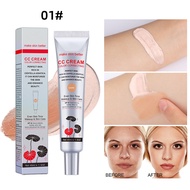 【QIAON】Kem nền CC Màu Kem nền CC 2 trong 1 chăm sóc da và trang điểm giữ ẩm Kem nền CC Màu đánh nền 