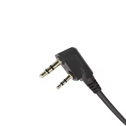 -A96Z GA Dual Plugs General Aviation Headphone To 2-Pin Pilot Headset Connector Converter Cable For 