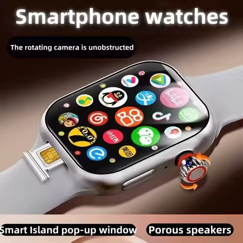 CD20 Smart Watch 5G Android 10.0 Smartwatch With 180° Rotary Camera GPS WIFI HealthSmartwatch