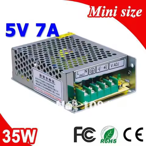 MS-35-5 110V 230V Input Small Size Single Output Switching mode Power Supply Transformer AC to DC 35
