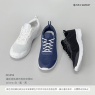Fufa Shoes Brand Men Women Full Screen Breathable Mesh Casual Shoes-Black/White/Blue 1AL016, 2AL016