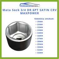 MATA Maxpower 3/ 4" Socket Eye DR 6PT Satin CRV 19MM to 32MM Original Product