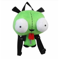Nova Alien Intruder Zim 3D Eye Robot Girl Cute Plush Backpack Green Bag Christmas Gift