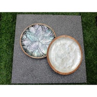 MIRACLE Aesthaetic Plate Wood mix Shell Original Shell Plate