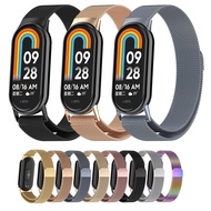 For Xiaomi Smart Band 8 strap metal loop 2023 new colorful fashion smart watch band straps