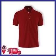 OREN SPORT Plain Polo Tee Tshirt - Red (Unisex) HC01