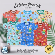 Moms Gift Short Summer Children's Suit ( 0-4 years) Children's Playsuit - BWR