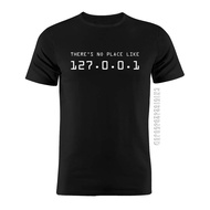 Men's cotton T-shirt Men T Shirt Cotton There's No Place Like Home Coder Web Developer Programmer IT