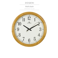 DOGENI นาฬิกาแขวนไม้ Wooden Wall Clock (WNW016LB) ขนาด 42 ซม.