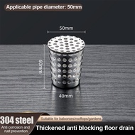 304 Stainless Steel Roof Floor Drain Cover Garden Roof Sewer 50 75 110 Pipe Roof Filter Net Anti-Blo