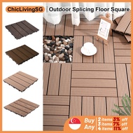 【SG】Outdoor Decking Tiles / Floor Decking Tile / DIY Plastic Wood Decking Tiles / DIY Outdoor Plank 