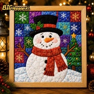 BIGBIEAGOPXI 1 Set Christmas Fabric Painting Kit, DIY Cotton Fabric Christmas Fabric Art Kit, Durabl