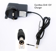 12V Charger Cordless Drill 12V Charger for 12V Rechargeable Battery with 3 Pin Plug Head