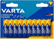 AA batteries with long life LR06 (Pack of 14 + 6) Ø 14.5 x 50.5 mm. Reliable and long-lasting energy