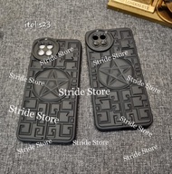 black 3d star case itel s23 a26 a37 a49 a58 soft case casing itel